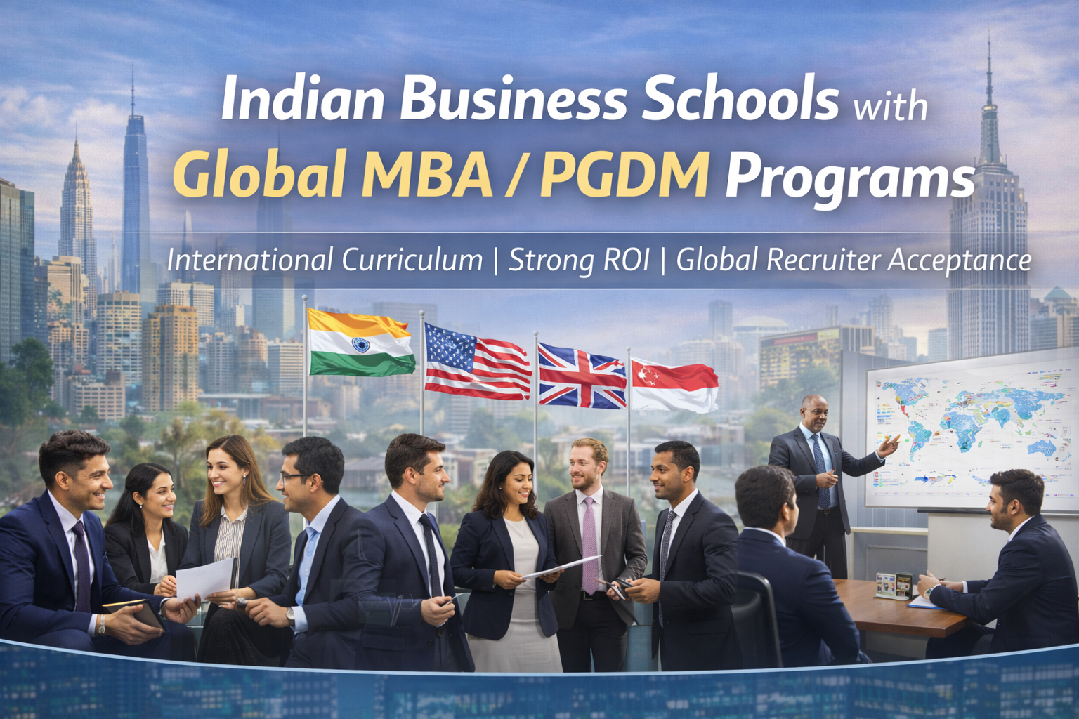 Business Schools with Global MBA PGDM Programs