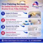 How Painting Services In Dubai Remove Smoking Stains from Villa Ceilings