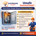 Unsafe Electrical Panel? Electrician In Dubai Shares Warning Signs