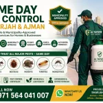 Same Day Pest Control in Sharjah and Ajman