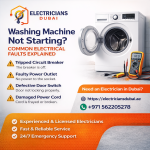 Washing Machine Not Starting? Common Electrical Faults Explained