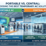 Portable vs. Central: Choosing the Best Temporary AC Solution for Corporate Exhibitions