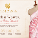 Handwoven Georgette Khaddi Saree: Discover the Beauty of Traditional Weaving