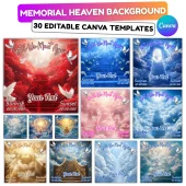 memorial flyer templates