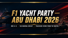 Why a Yacht Is the Best Seat in the House for the 2026 Abu Dhabi Grand Prix