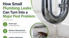 How Small Plumbing Leaks Can Turn Into a Major Pest Problem