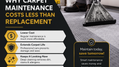 Why Carpet Maintenance Costs Less Than Replacement