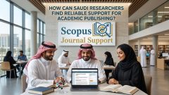 How can Saudi researchers find reliable support for academic publishing?