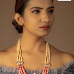 Aaruhi Jewels: Timeless Grace in Every Detail – Featuring the Carved Coral Pearl Cascade Necklace