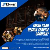 Menu card design